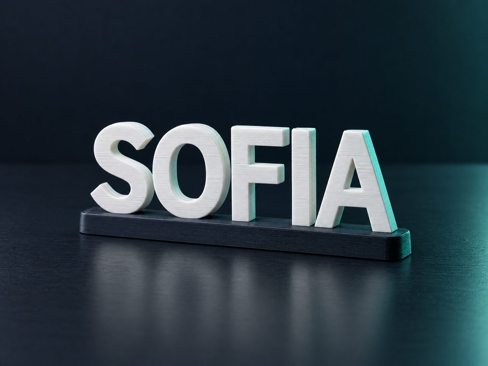 Nome 3D de mesa